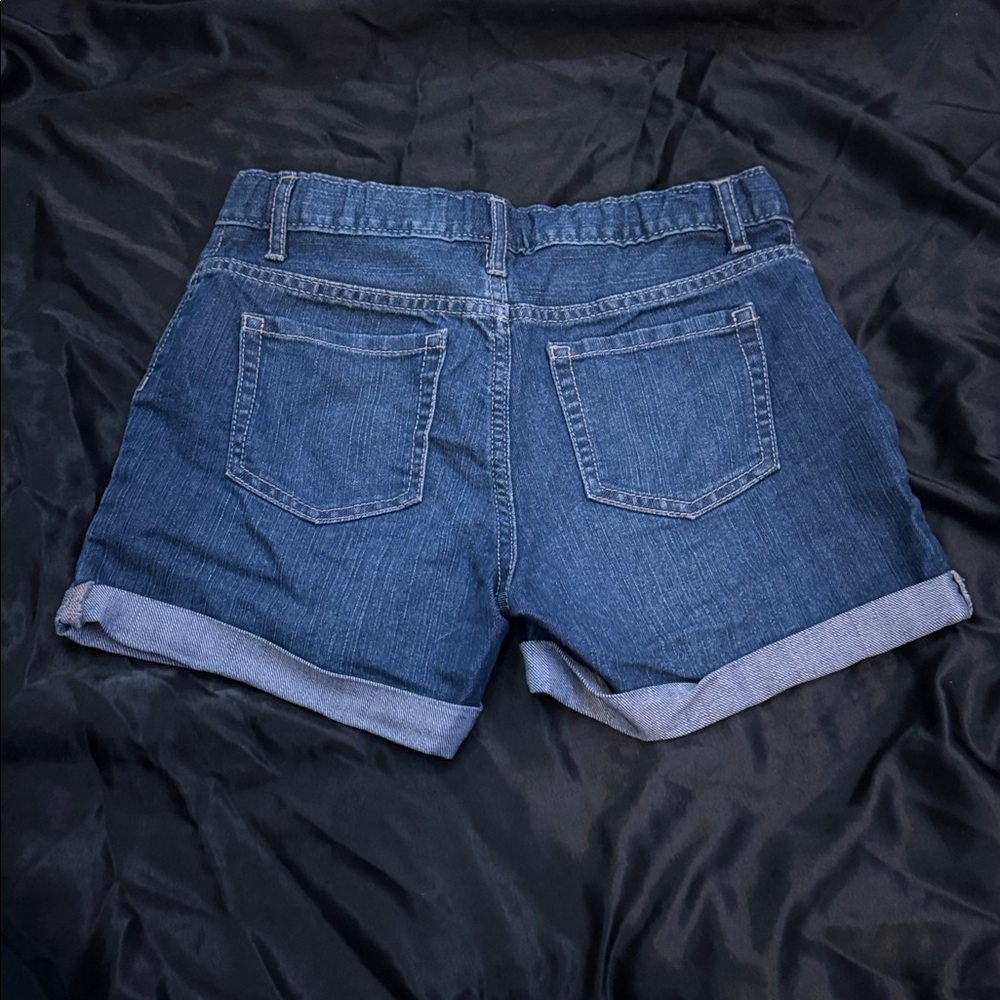 Place Dark Blue Denim Shorts - Picture 2 of 4